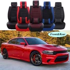 2/5-SEATS Front Rear Car Covers Pu Leather For Dodge Challenger Charger New. Price: $79.02.