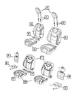 Genuine Mopar Heated Seat Element Right 68156874AE New. Price: $85.76.
