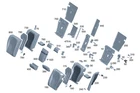 Genuine Mercedes-benz Backrest Locking Function 000-920-62-00 New. Price: $65.10.