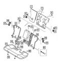 Genuine Mopar Rear Seat Back Panel 68518084AA New. Price: $115.27.