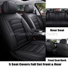 Fits Toyota Leather 5-SEAT Covers Full Set Front + Rear Protector Cushion New. Price: $65.29.