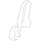 Genuine Ford Hinge Cover 2L1Z-78666L76-AAA New. Price: $11.06.