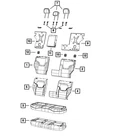 Genuine Mopar Rear Seat Armrest 6AY09LXHAA New. Price: $995.90.