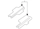 Genuine Nissan Seat Track Cover 88597-3JA2A New. Price: $23.95.