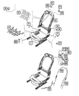 Genuine Mopar Seat Back Release Cable 68654950AA New. Price: $19.94.