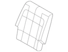 Genuine Ford Seat Back Cushion Cover DA8Z-7466600-HD New. Price: $222.15.