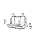 Genuine Mopar Rear Seat Wiring 68217316AA New. Price: $20.04.
