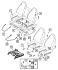 Genuine Mopar Manual Seat Adjuster Passenger Outboard 5016598AA New. Price: $209.81.