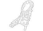 Genuine Nissan Seat Back Recliner Adjustment Mechanism Cover 88459-7JA0A New. Price: $66.14.