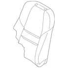 Genuine Mazda Seat Back Cushion Cover TN40-88-181-02 New. Price: $577.35.