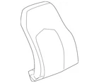 Genuine Gm Ebony Passenger Seat Back Cover 22784983 New. Price: $132.83.