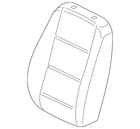 Genuine Volkswagen Seat Back Pad 561-881-775 New. Price: $20.33.