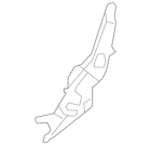 Genuine Ford Folding Seat Latch 8C3Z-36613D60-A New. Price: $36.13.