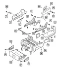 Genuine Mopar Manual Seat Adjuster Right Outboard 5018878AA New. Price: $236.26.