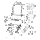 For Jeep Compass 2017-2021 Mopar 68248240AC Front Left Rear Seat Back Frame New. Price: $475.07.
