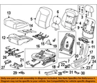 Gm Oem 14-19 Escalade Esv Driver Components-seat Back Pad 23274945 New. Price: $216.05.