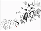 Genuine Mercedes Seat Heater 463906810164 New. Price: $204.20.