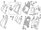 Genuine Mercedes-benz Outer Cover Seat Backr 236-910-08-06-3F59 New. Price: $568.75.