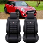 For Mini Cooper 2002-2023 Black Leather Car Front Seat Covers Cushion Full Set New. Price: $65.99.