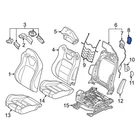Ford Mustang 15-23 Front Right Folding Seat Latch Release Handle Bezel New. Price: $13.24.
