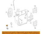 Chrysler Oem 04-09 Aspen Front Door Lock Hardware-striker Bolt 6506749AA New. Price: $34.45.