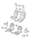 Genuine Mopar Front Seat Back Cover Left 6SS79DX9AD New. Price: $314.82.