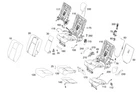 Genuine Mercedes-benz Seat Backrest Frame 167-930-18-02 New. Price: $389.11.