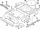 Genuine Nissan Seat Track Reinforcement G4567-4BAMA New. Price: $75.83.