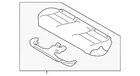 Genuine Nissan Seat Cushion Foam 88300-9HF3A New. Price: $1262.17.