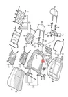 Audi Handle For Backrest Release Rotor Grey 8W6882618ALV8 New. Price: $48.22.