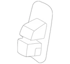 Genuine Nissan Child Restraint Anchor Plate Bezel 88639-7JA0A New. Price: $39.51.