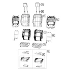 For Jeep Wrangler 2020-2023 6PW87VT9AF Front Left Seat Cover New. Price: $366.28.