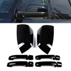 For 2007-21 Toyota Tundra Sequoia Gloss Black Door Handle Covers+mirrors New. Price: $53.99.
