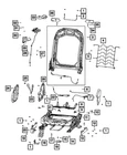 Genuine Mopar Seat Bracket 68382528AA New. Price: $9.50.