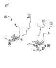 Genuine Mopar Seat Back Wiring 68223321AA New. Price: $28.86.