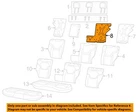 Chrysler Oem 19-21 Renegade Rear Components-seat Back Frame 68275102AA New. Price: $140.87.