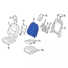 Genuine Ford Pad Seat Back LJ6Z-7864811-H New. Price: $174.16.