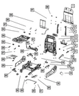 Genuine Mopar Seat Back Heated Pad 68140083AA New. Price: $86.22.