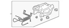 Genuine Honda Frame Center Seat Base 81950-SHJ-A21 New. Price: $136.60.