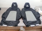 Custom Fits Nissan 370Z Faux Leather Sports Seat Covers Black & Gray 2009-2016 New. Price: $365.00.