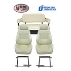 1975-77 Bronco Assembled Seat Set Front Buckets W/ Brackets & Rear Jump New. Price: $4020.12.