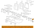 Gm Oem 15-22 Canyon Seats Tracks Rear Components-latch Cover 23251416 New. Price: $28.32.