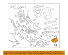 Gm Oem 15-20 Escalade Esv Second Row Seats-latch Assy Front Cover 23452085 New. Price: $31.84.