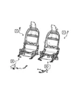 Genuine Mopar Seat Wiring 68104850AA New. Price: $15.16.