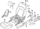 Genuine Nissan Seat Back Assembly 87650-7LG2A New. Price: $1590.62.