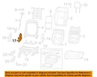 Chrysler Oem 18-23 Wrangler Front Seat Components-hinge Cover 6CE00TX7AD New. Price: $29.81.