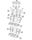 Genuine Mopar Seat Release Bezel Left 6DD96LXHAA New. Price: $41.97.