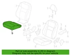 Honda 81131-TGS-A01ZA Rh Front Cushion Cover Type 19-21 Passport New Genuine. Price: $129.97.