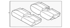 Genuine Mazda Seat Cushion Foam TK48-57-300A-2A New. Price: $591.03.