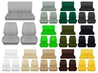 Front And Rear Seat Covers Fits 1966 To 1970 Dodge Charger Nice Colors New. Price: $149.99.